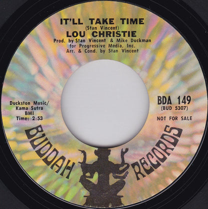 Lou Christie : Are You Getting Any Sunshine? / It'll Take Time (7", Promo, Styrene)