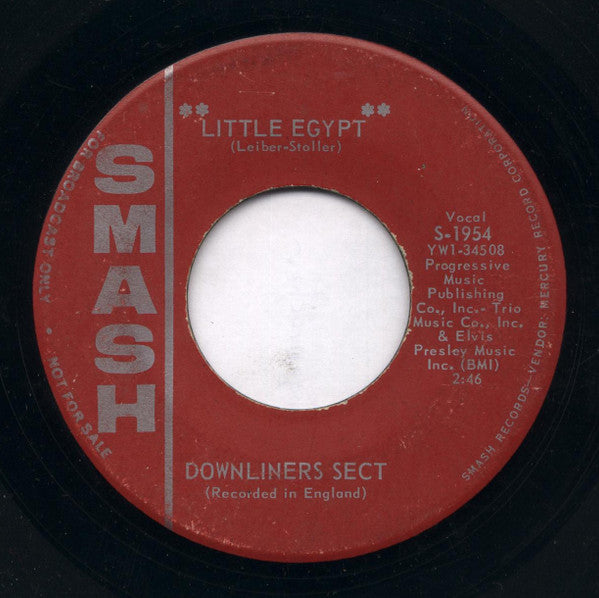 Downliners Sect : Little Egypt (7", Promo)