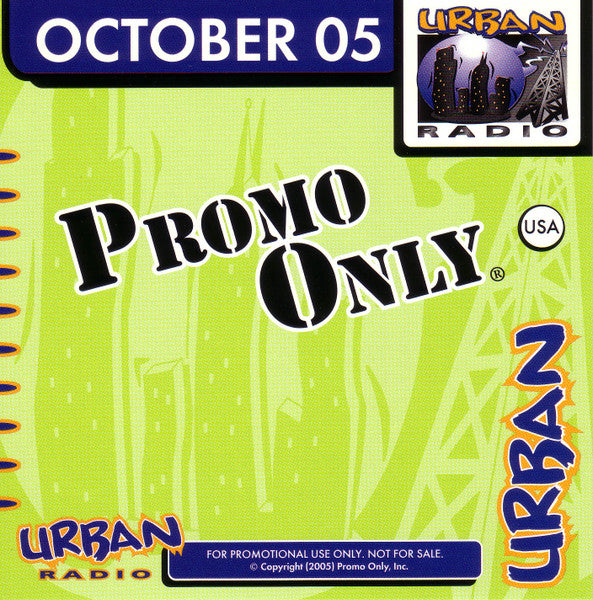 Various : Promo Only Urban Radio: October 2005 (CD, Comp, Promo)