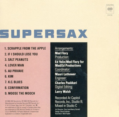 Supersax : Stone Bird (CD, Album)
