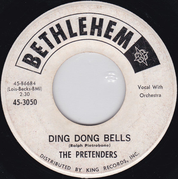 The Pretenders (6) : The Day You Are Mine / Ding Dong Bells (7", Promo)