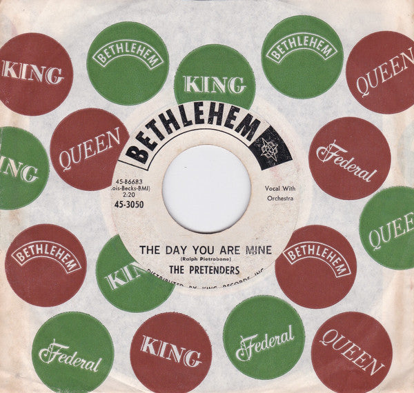 The Pretenders (6) : The Day You Are Mine / Ding Dong Bells (7", Promo)