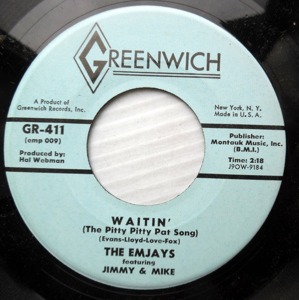 The Emjays : This Is My Love (7")