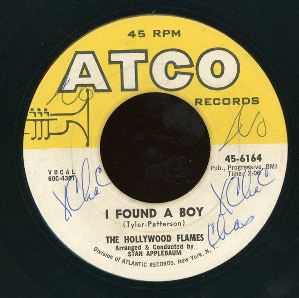 The Hollywood Flames : Ball And Chain (7")