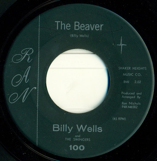 Billy Wells & The Swingers (25) : The Beaver / Handclappin (7", Single)