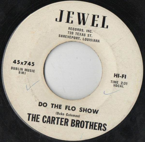 The Carter Brothers : Do The Flo Show / Southern Country Boy (7", Promo)