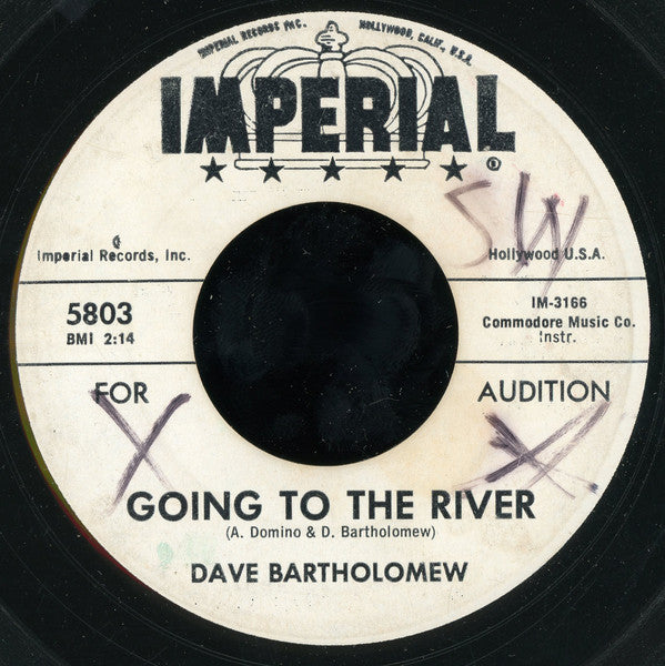 Dave Bartholomew : Going To The River / I'm Walkin' (7", Single, Promo)