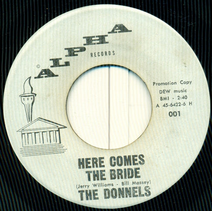 The Donnels : Here Comes The Bride / Johnny Oh (7", Promo)
