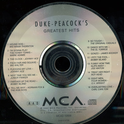 Various : Duke-Peacock's Greatest Hits (CD, Comp)