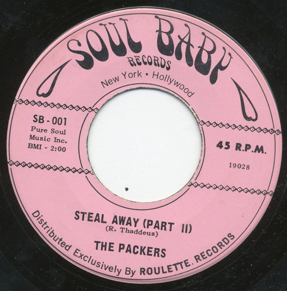 The Packers : Steal Away (7", Single)