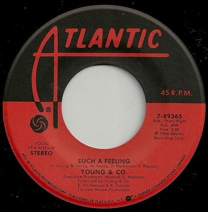 Young & Company : Such A Feeling (7", Single)