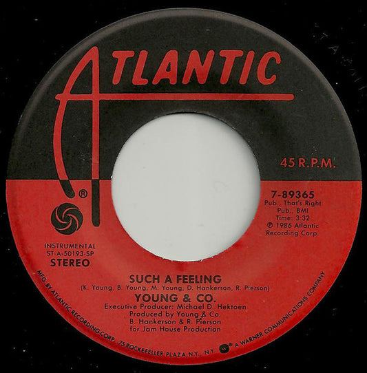 Young & Company : Such A Feeling (7", Single)