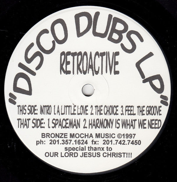 Retroactive : Disco Dubs LP (2xLP, Album)