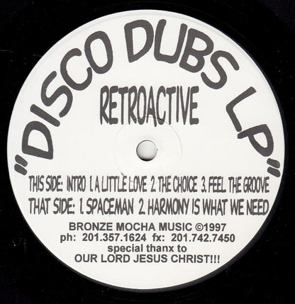 Retroactive : Disco Dubs LP (2xLP, Album)