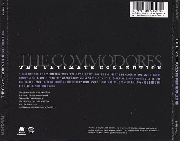 Commodores : The Ultimate Collection (CD, Comp, Club, RE)