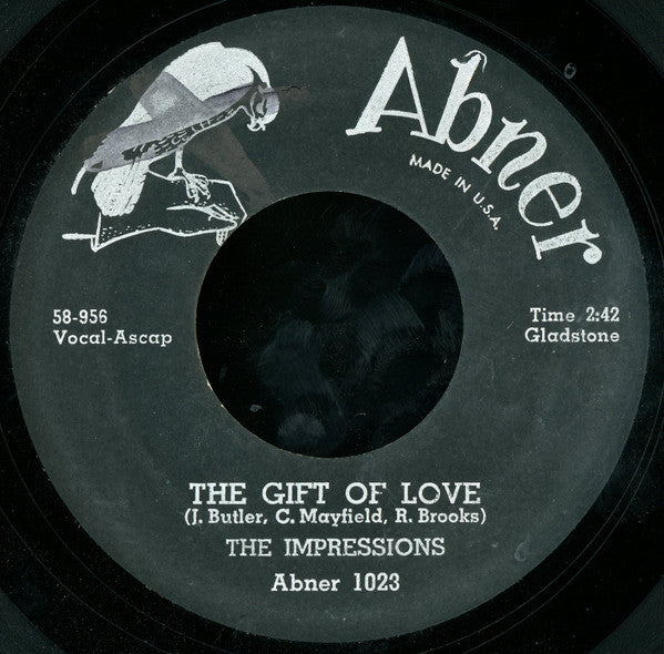 The Impressions : The Gift Of Love / At The County Fair (7", Single)
