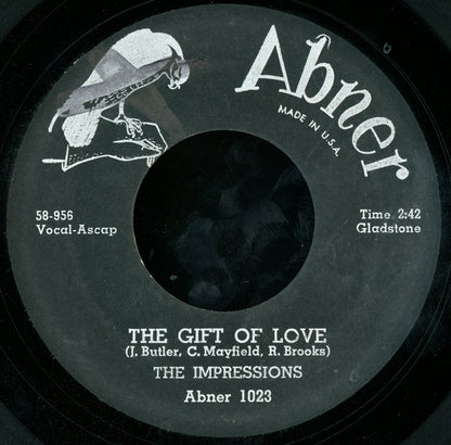 The Impressions : The Gift Of Love / At The County Fair (7", Single)