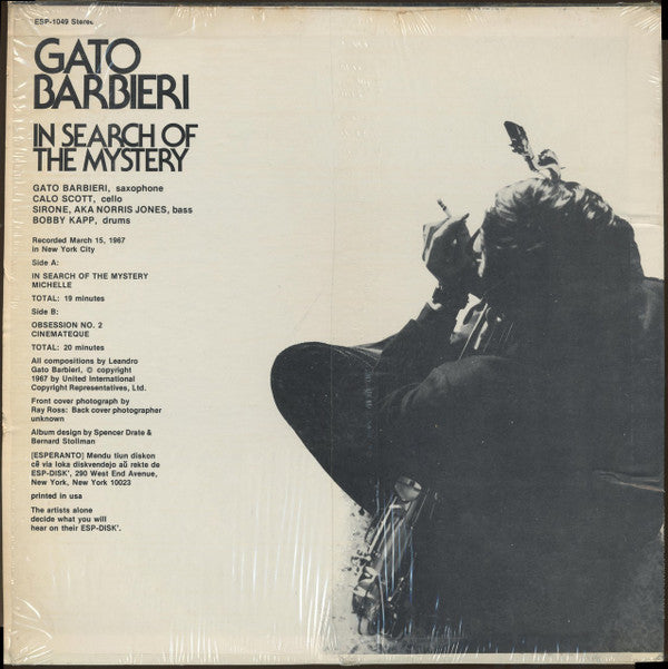 Gato Barbieri : In Search Of The Mystery (LP, Album, RE)