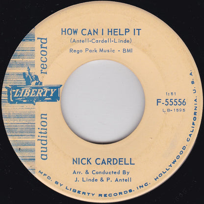 Nick Cardell : Arlene / How Can I Help It (7", Single, Promo)