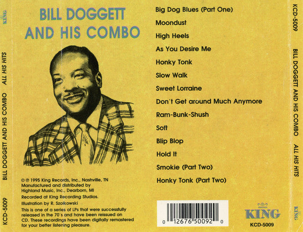 Bill Doggett Combo : All His Hits (CD, Comp, RM)