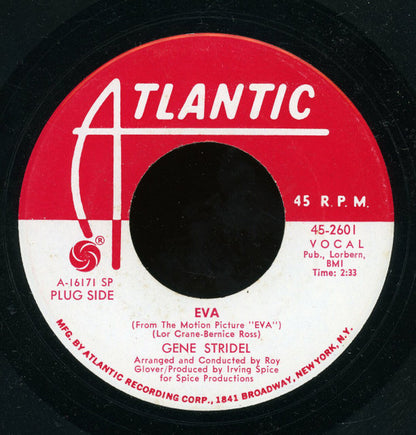 Gene Stridel / Irving Spice's Strings : Eva (7", Promo, SP)