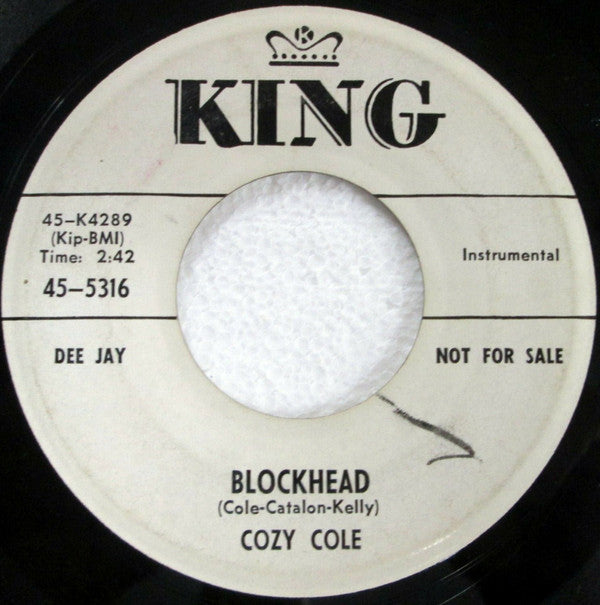 Cozy Cole : Teen Age Ideas / Blockhead (7", Single, Promo)