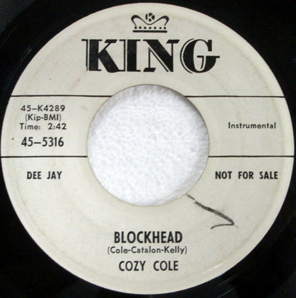 Cozy Cole : Teen Age Ideas / Blockhead (7", Single, Promo)