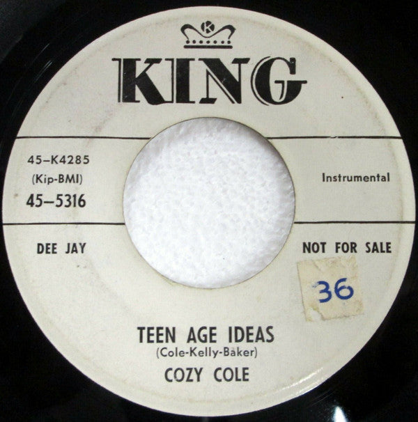 Cozy Cole : Teen Age Ideas / Blockhead (7", Single, Promo)