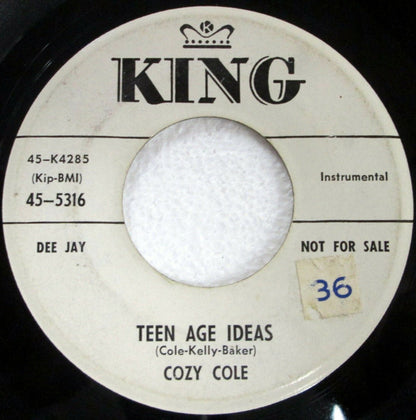 Cozy Cole : Teen Age Ideas / Blockhead (7", Single, Promo)
