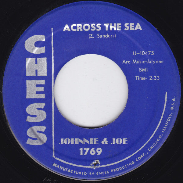 Johnnie & Joe : You Said It And Don't Forget It / Across The Sea (7", Single)