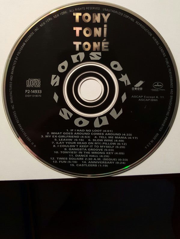 Tony! Toni! Toné! : Sons Of Soul (CD, Album, Club)