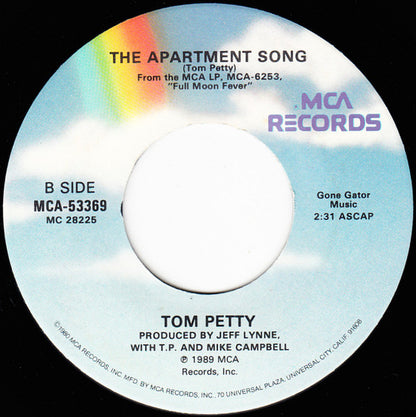 Tom Petty : I Won't Back Down / The Apartment Song (7", Single, Glo)