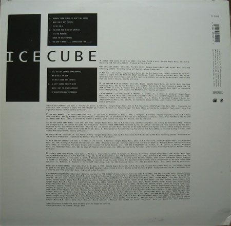 Ice Cube : Bootlegs & B-Sides (2xLP, Comp)