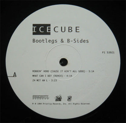 Ice Cube : Bootlegs & B-Sides (2xLP, Comp)