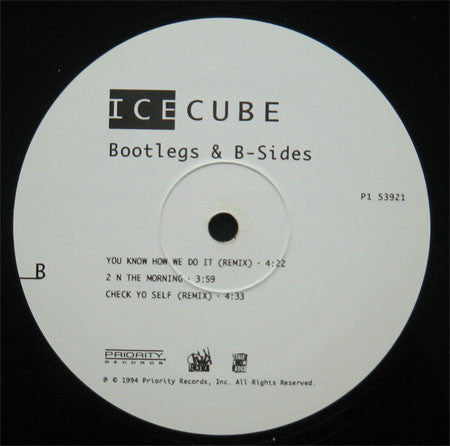 Ice Cube : Bootlegs & B-Sides (2xLP, Comp)