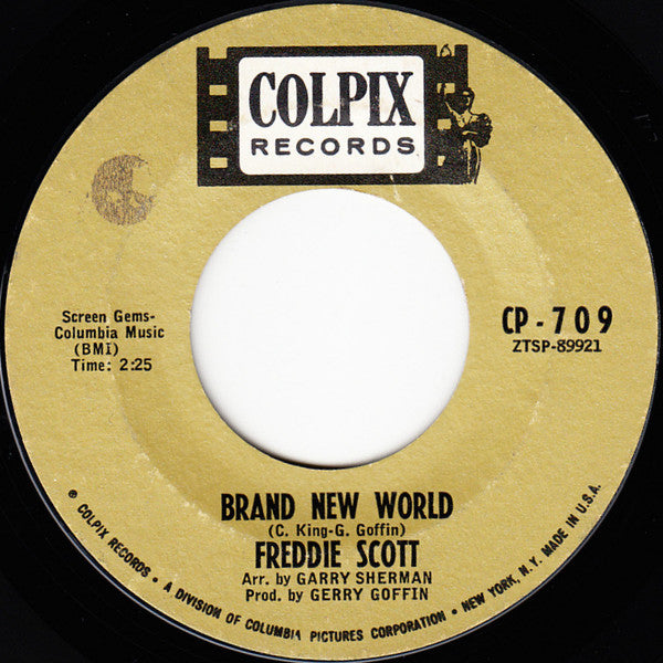 Freddie Scott (2) : I Got A Woman / Brand New World (7", Single, Styrene)