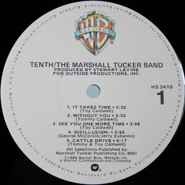 The Marshall Tucker Band : Tenth (LP, Album, Jac)