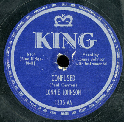 Lonnie Johnson (2) : Blues Stay Away From Me / Confused (Shellac, 10")