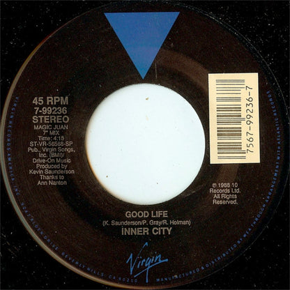Inner City : Good Life (7", Single, SP )