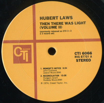 Hubert Laws : In The Beginning Vol. 2 / Then There Was Light (Volume II) (LP, Album)
