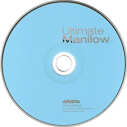 Barry Manilow : Ultimate Manilow (CD, Comp, Club)