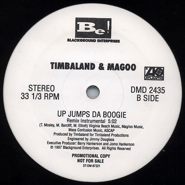 Timbaland & Magoo : Up Jumps Da Boogie (Remix) (12", Single, Promo)