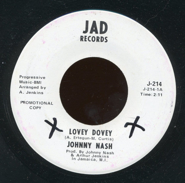 Johnny Nash : Lovey Dovey (7", Single, Promo)