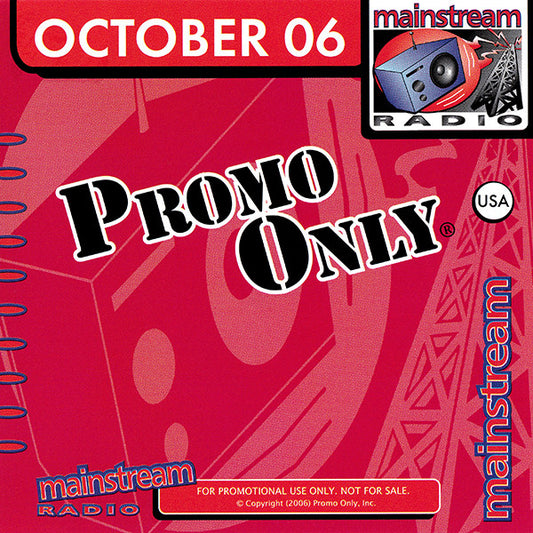 Various : Promo Only Mainstream Radio: October 06 (CD, Comp, Promo)