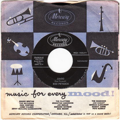 Red Prysock : Hand Clappin' / Jumbo (7", Single, Styrene)