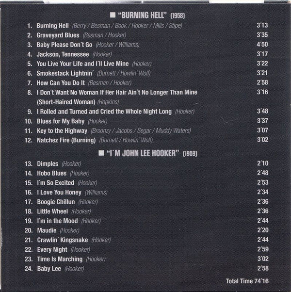 John Lee Hooker : 16 Original Albums & Bonus Tracks (10xCD, Comp + Box)