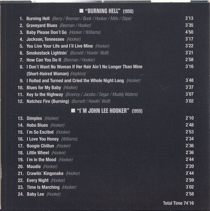 John Lee Hooker : 16 Original Albums & Bonus Tracks (10xCD, Comp + Box)