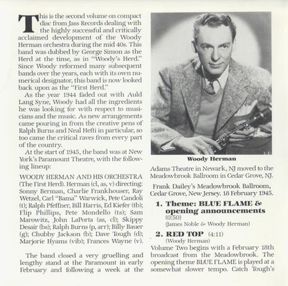 Woody Herman & The Herd : Live In '45! Volume Two: Northwest Passage (CD, Comp, Mono, RM)