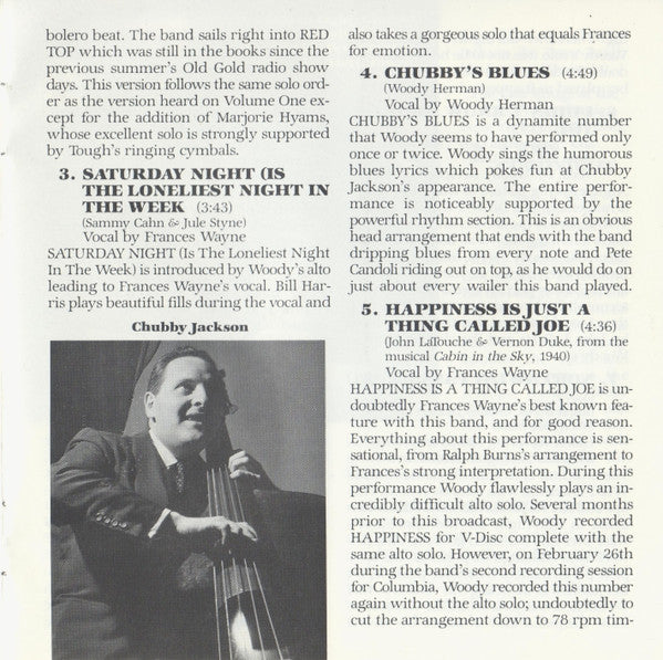 Woody Herman & The Herd : Live In '45! Volume Two: Northwest Passage (CD, Comp, Mono, RM)