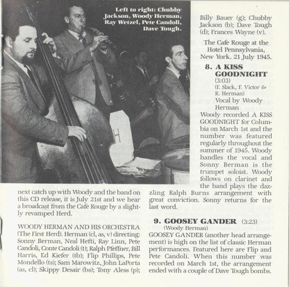Woody Herman & The Herd : Live In '45! Volume Two: Northwest Passage (CD, Comp, Mono, RM)